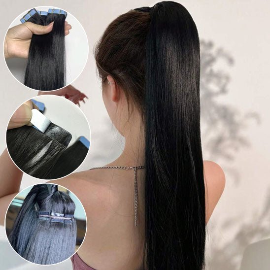 Extensions de Cheveux Humains Naturels Lisses  Remy,