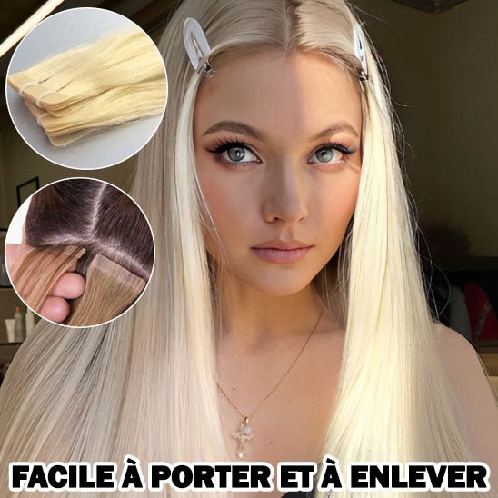 Extensions de Cheveux Humains Naturels Lisses  Remy,